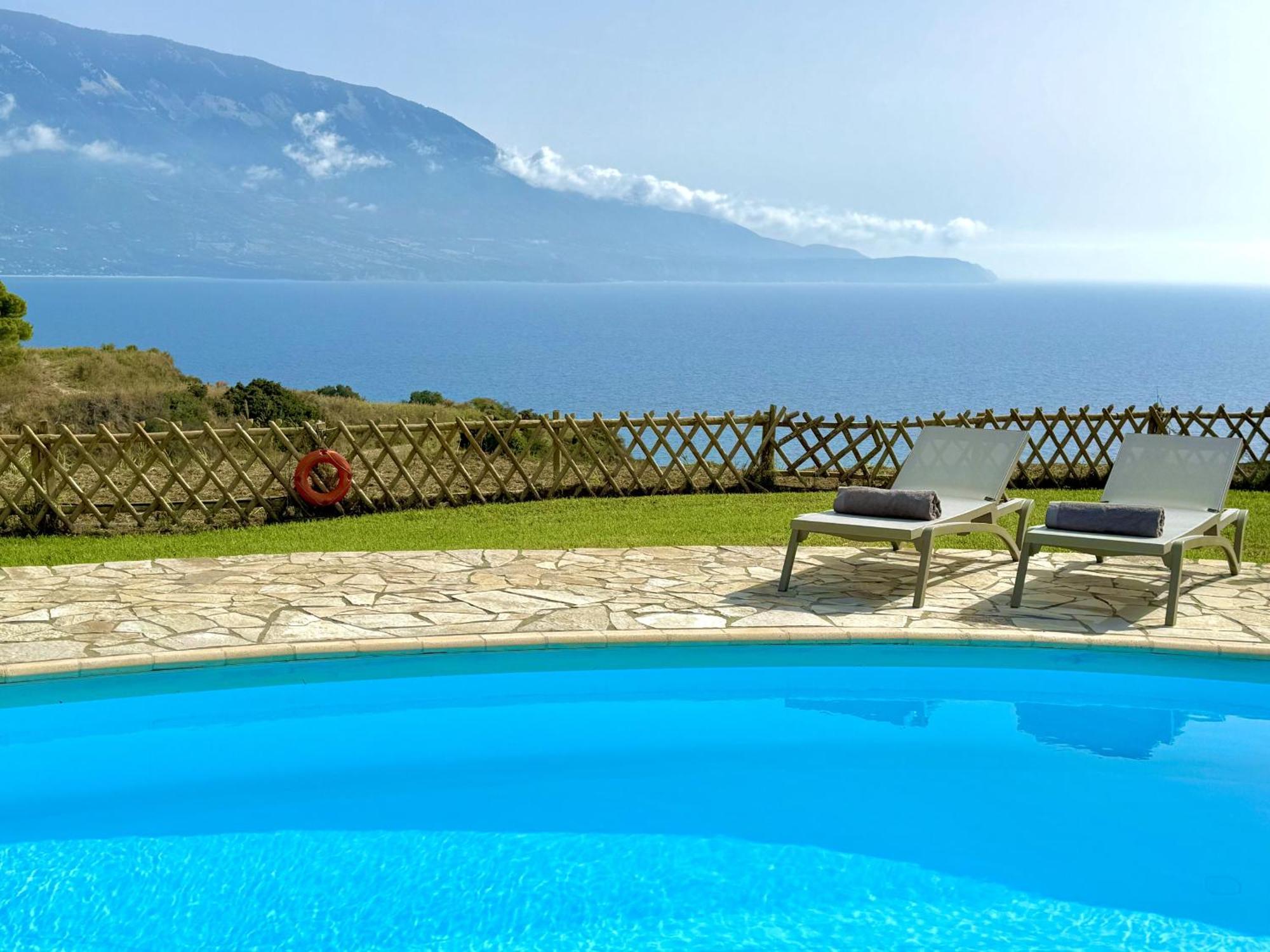 Villa Afroditi, Spartia, Kefalonia Livathos  Bagian luar foto